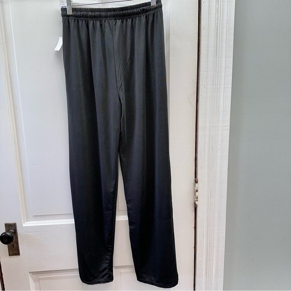 NWT rocawear athletic pants black with pockets breathable mesh women's medium - Picture 2 of 6